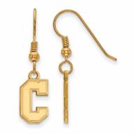 Charleston Cougars Sterling Silver Gold Plated Small Dangle Earrings