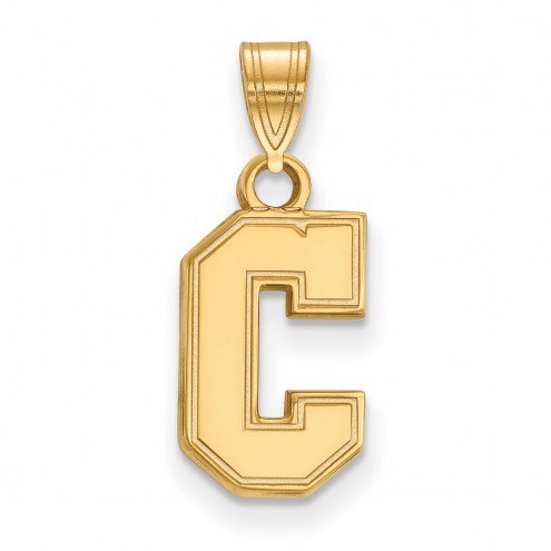 Charleston Cougars Sterling Silver Gold Plated Small Pendant