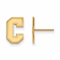 Charleston Cougars Sterling Silver Gold Plated Small Post Earrings