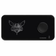 Charlotte Hornets 3 in 1 Glass Wireless Charge Pad