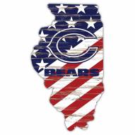 Chicago Bears 12" USA State Cutout Sign