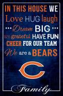 Chicago Bears 17" x 26" In This House Sign