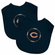 Chicago Bears 2-Pack Baby Bibs