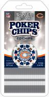 Chicago Bears 20 Piece Poker Chips Set