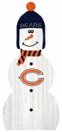 Chicago Bears 31" Snowman Leaner