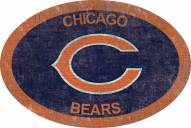 Chicago Bears 46" Team Color Oval Sign
