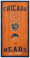 Chicago Bears 6" x 12" Heritage Sign