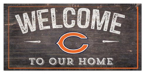 Chicago Bears 6&quot; x 12&quot; Welcome Sign