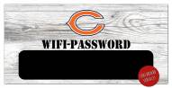 Chicago Bears 6" x 12" Wifi Password Sign