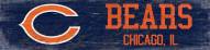 Chicago Bears 6" x 24" Team Name Sign