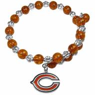 Chicago Bears Bead Memory Wire Bracelet