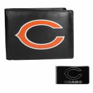 Chicago Bears Bi-fold Wallet & Black Money Clip
