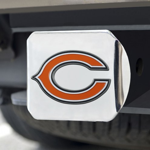Chicago Bears Chrome Color Hitch Cover