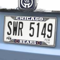 Chicago Bears Chrome Metal License Plate Frame