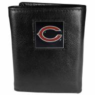 Chicago Bears Deluxe Leather Tri-fold Wallet in Gift Box