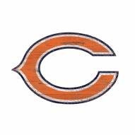Chicago Bears Distressed Logo Cutout Sign