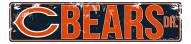 Chicago Bears Distressed Metal Street Sign