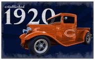 Chicago Bears Established Truck 11" x 19" Sign