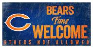 Chicago Bears Fans Welcome Sign