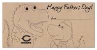 Chicago Bears Father's Day Coloring Sign