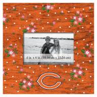 Chicago Bears Floral 10" x 10" Picture Frame