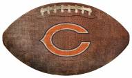 Chicago Bears Football Shaped Sign