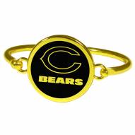 Chicago Bears Gold Tone Bangle Bracelet