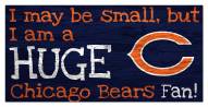 Chicago Bears Huge Fan 6" x 12" Sign