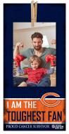 Chicago Bears I am the Toughest Fan 6" x 12" Sign