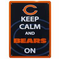 Chicago Bears Keep Calm Sign