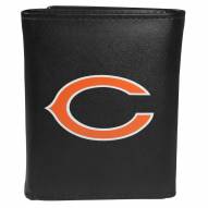 Chicago Bears Large Logo Leather Tri-fold Wallet