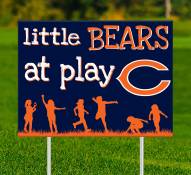 Chicago Bears Little Fans at Play 2-Sided Yard Sign