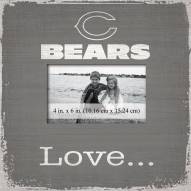 Chicago Bears Love Picture Frame