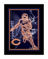 Chicago Bears Neon Player Framed 12" x 16" Sign