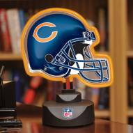 Chicago Bears Neon Helmet Desk Lamp