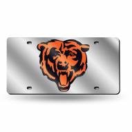 Chicago Bears NFL Silver Laser License Plate