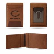 Chicago Bears Premium Leather Front Pocket Wallet