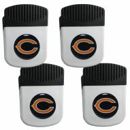 Chicago Bears 4 Pack Chip Clip Magnet with Bottle Opener