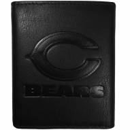 Chicago Bears Embossed Leather Tri-fold Wallet