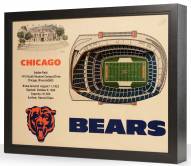 Chicago Bears 25-Layer StadiumViews 3D Wall Art