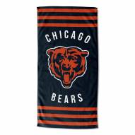 Chicago Bears Stripes Beach Towel