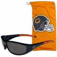 Chicago Bears Sunglasses and Bag Set