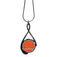 Chicago Bears Tear Drop Necklace