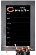 Chicago Bears Weekly Menu Chalkboard with Frame