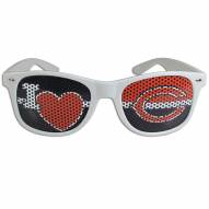 Chicago Bears White I Heart Game Day Shades