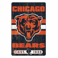 Chicago Bears Slogan Wood Sign
