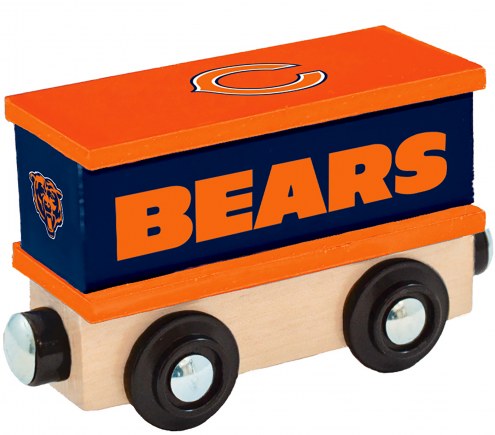 Chicago Bears Wood Box Car Train