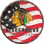 Chicago Blackhawks 16" Flag Barrel Top