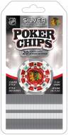 Chicago Blackhawks 20 Piece Poker Chips Set
