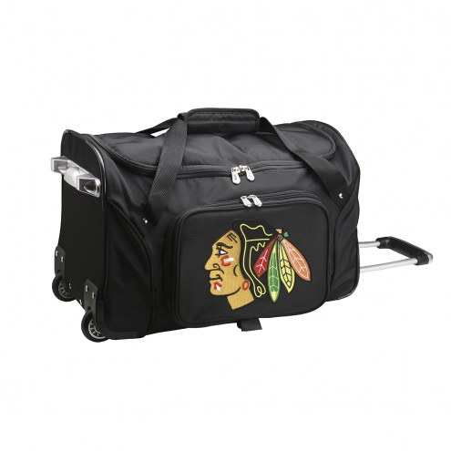 Chicago Blackhawks 22&quot; Rolling Duffle Bag